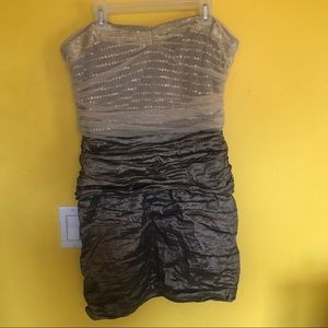 Nicole Miller Strapless Mini Dress